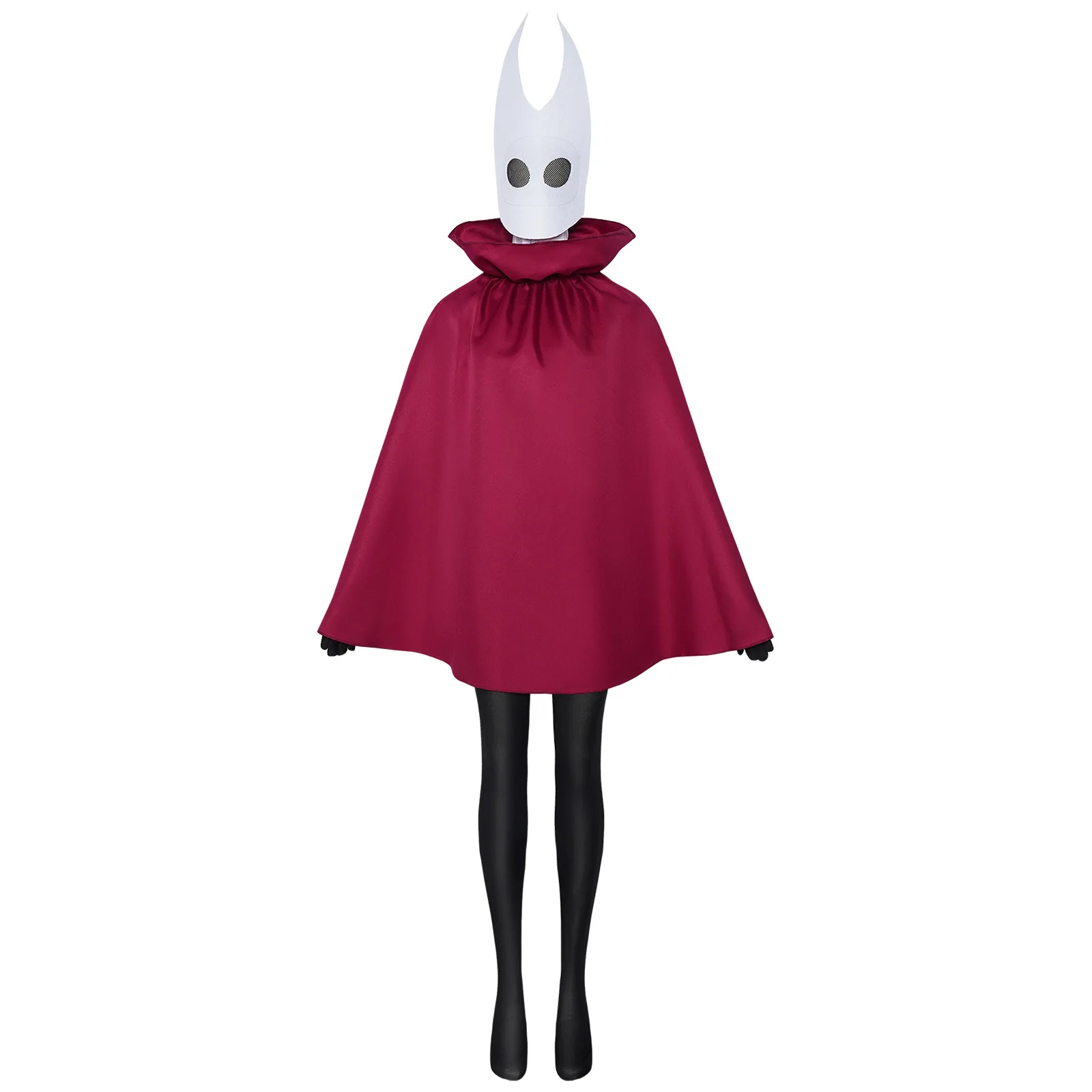 Fantasy Game Hollow Knight Costume Cos Cosplay Knight Cloak Halloween Carnival Gifts Party Children Suit Kids Cartoon Ghost Cape