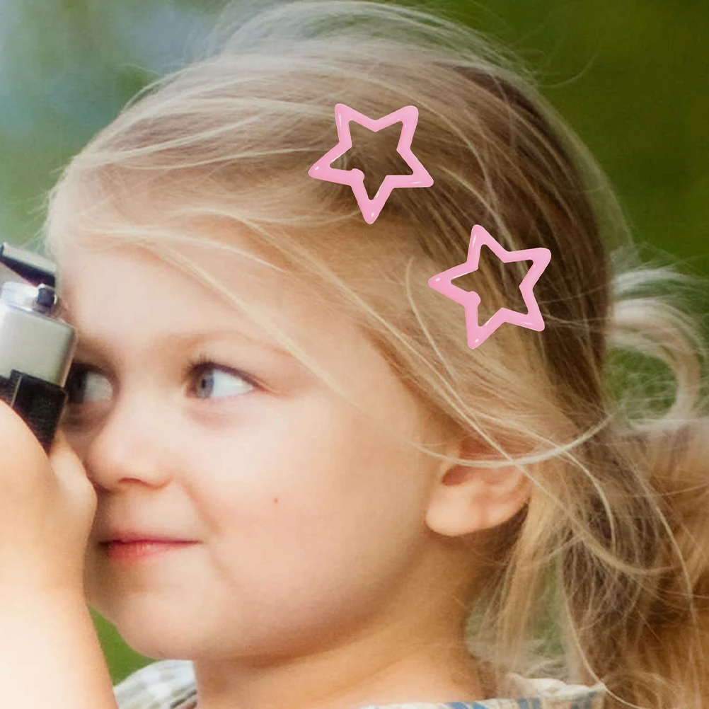 40 قطعة مقاطع نجمة مشابك معدنية للنساء مقاطع شعر صغيرة دبابيس الشعر الزخرفية اكسسوارات التصميم للشعر الرقيق