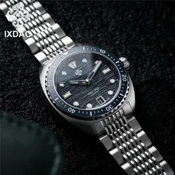 2026 New IXDAO IPOSE Automatic Mechanical Men Watch JD-X07S Dragon Scale Pattern Watch Stainless Steel BWG-9 Diving reloj hombre