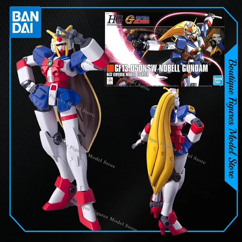 

Bandai Original HG GF13-050NSW NOBELL GUNDAM Action Anime Figures Assembly Model Collection Gift Kids Toys