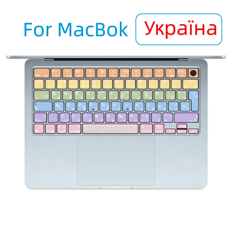 

Suitable for (Uckland) Apple MacBook 2025 Notebook Keyboard Sticker Button Sticker Air (M2 M3 M4) Pro (13 14 15 16)