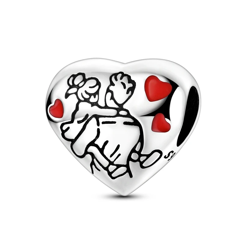 Breloque en argent sterling 925 « Papa, un héros » pour bracelet original, bijou de fiançailles pour femme, cadeau DIY