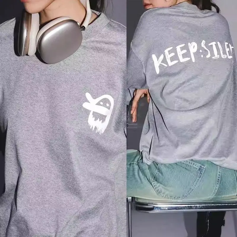 سرنا أورم كورننافات نفس تي شيرتات قصيرة الاكمام عالية الجودة للرجال والنساء الصيف القطن الخالص الطباعة نصف الأكمام