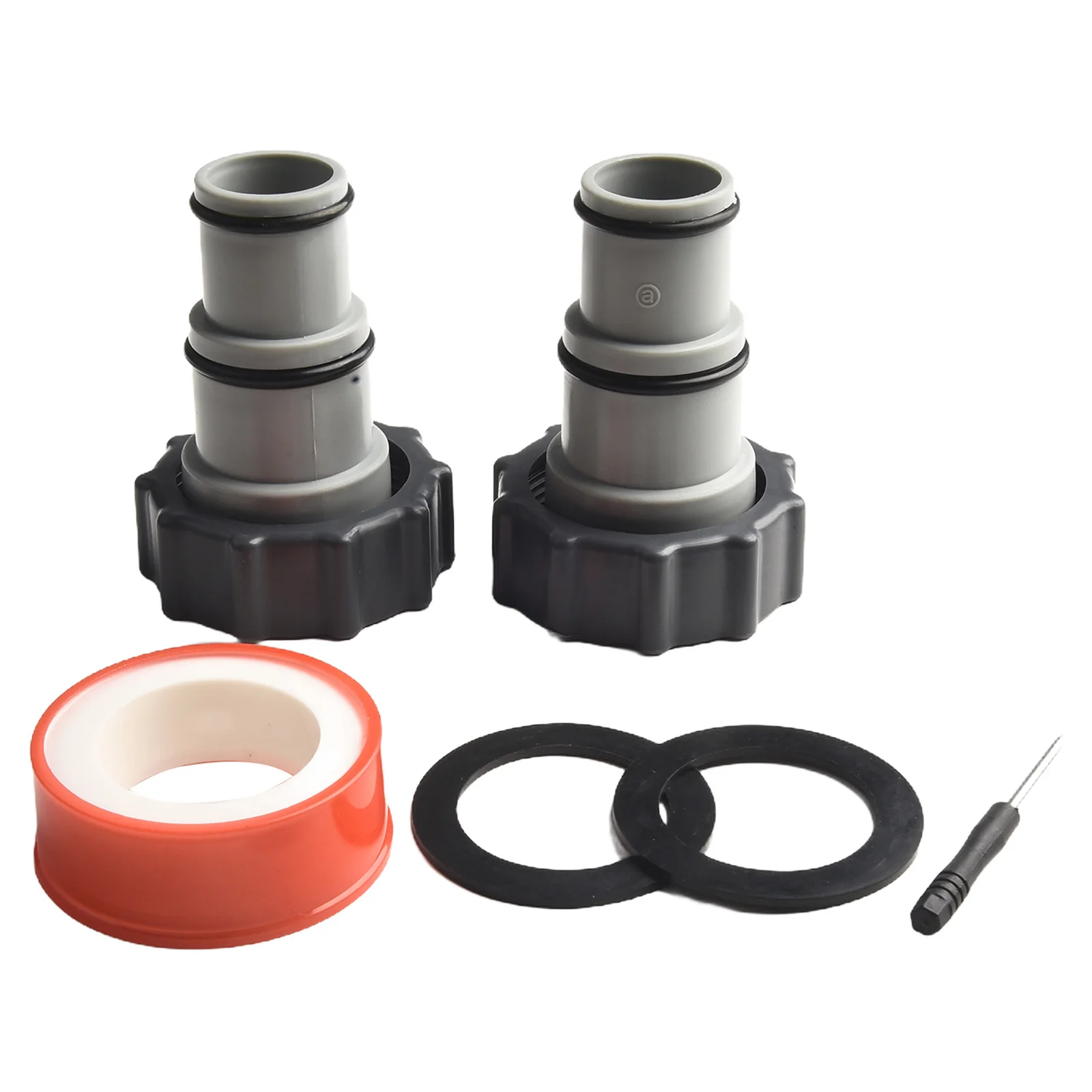 Threaded Adapter For Intex Filtration Pump Interface 1 25 To 1 5 Conversion Watertight Connection PVC Material