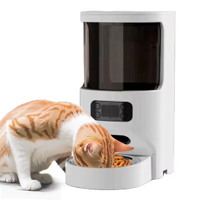 

STLFWholesale 4L Smart Automatic Pet Feeder for Cats and Dogs WiFi APP Remote Control Eco-Friendly Plastic Automatic Dog Feeder