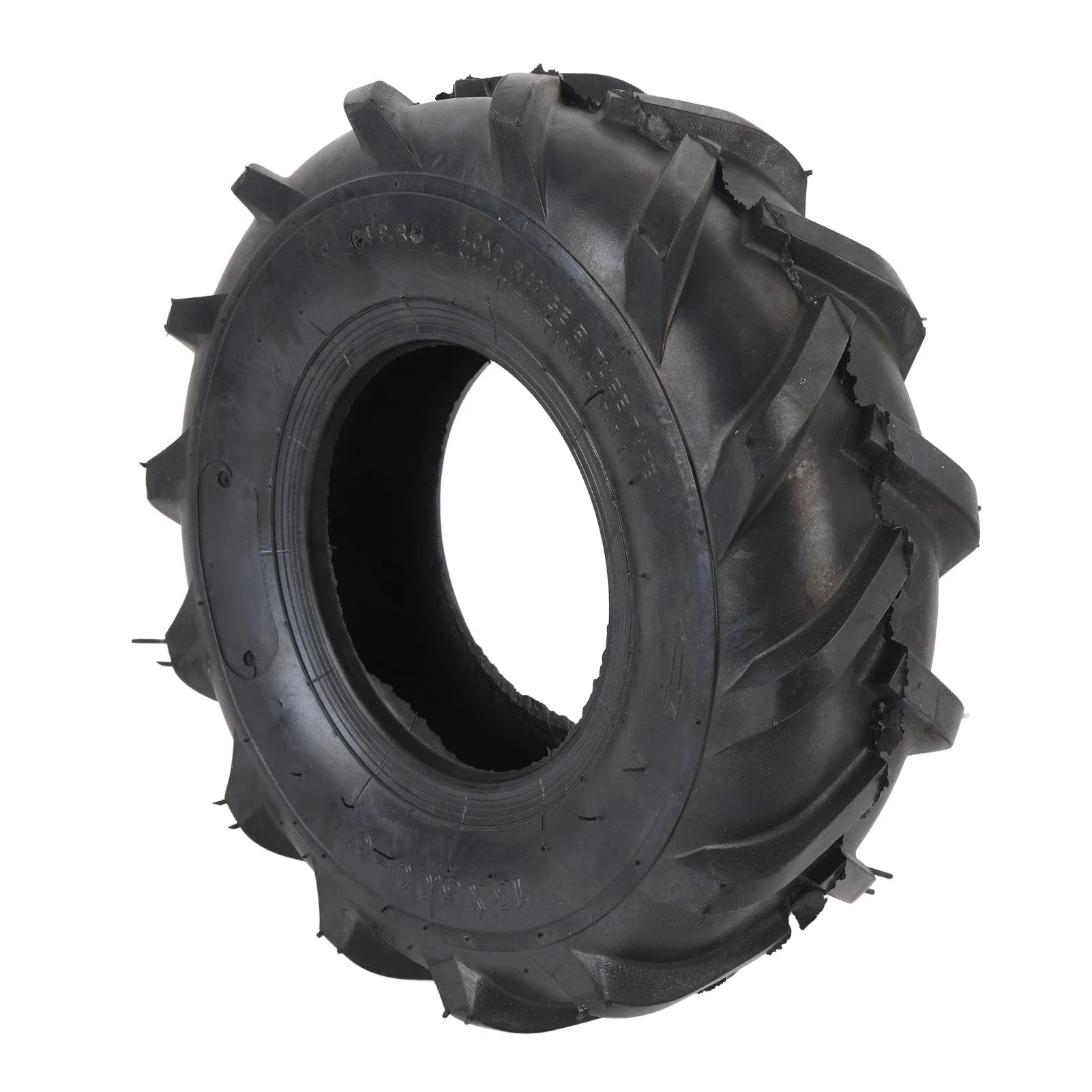 13x5.00-6 Tubeless Tire Long Lifespan Antislip 6 Inch Tubeless Tire Explosion Proof for Snow Blower Thrower for Lawn Tractor