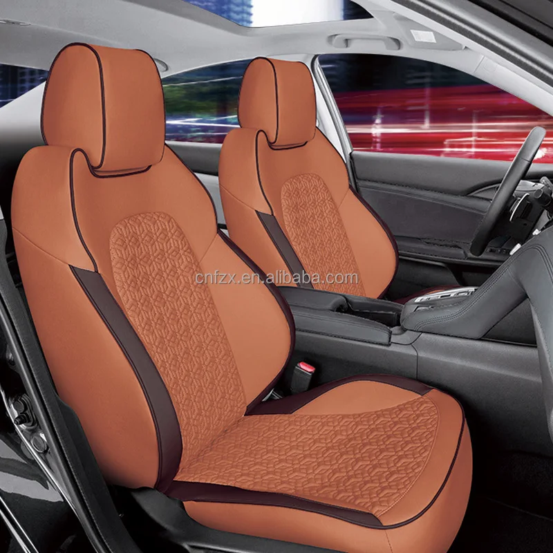 2026 Fashionable Leather Car Seat Covers for Tesla Waterproof Full Surrounded 5 Seats Car Seat Protector - view 2