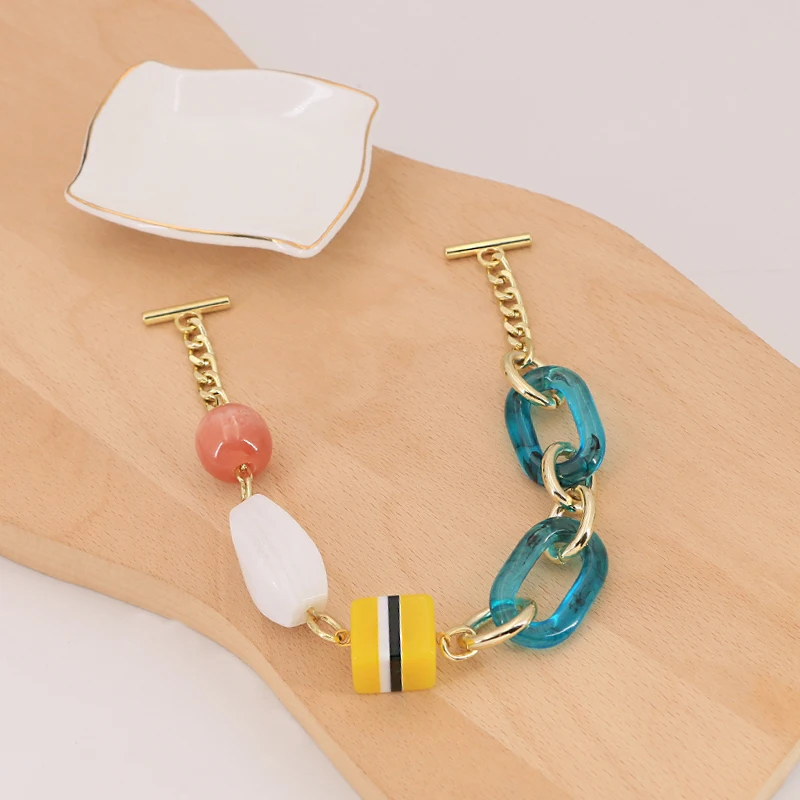 New 40cm Acrylic Handbag Bagsbladder Bag Chain Shoulder Bags Bags DIY Resin Chain Belt Belt Parts Packaging Accessories