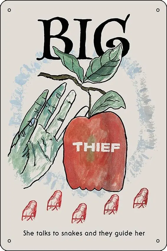 Big Thief Poster Metal Tin Sign 12 X 8 Inch Funny Man Cave Home Office Bar Decor sign