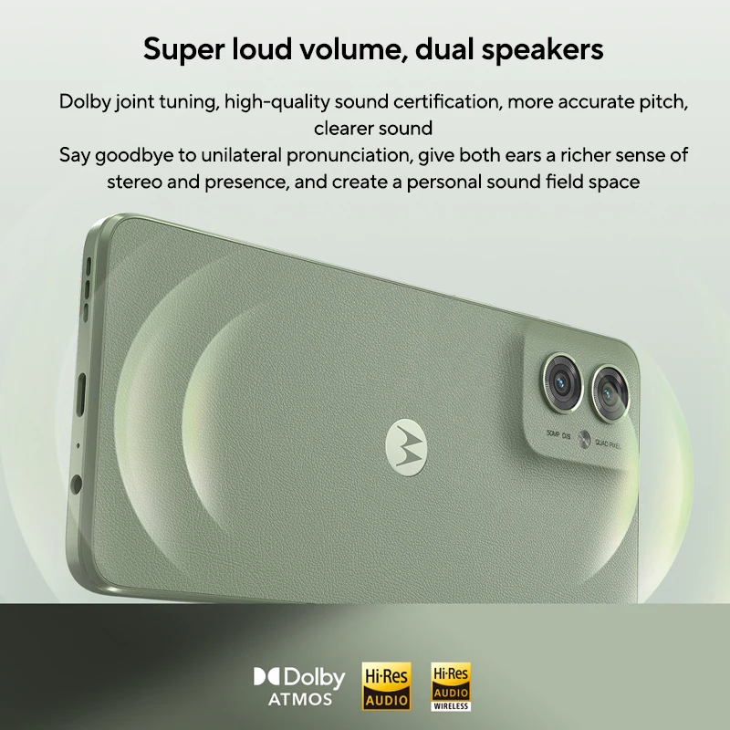 모토로라 MOTO G55 스마트폰 글로벌롬 오리지널 6.5인치 120Hz 디스플레이 미디어텍 디멘시티 7025 CPU 50MP 256GB 휴대폰