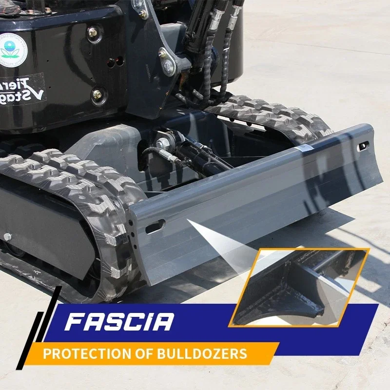 USA Stock EPA 1 tonnellata Mini escavatore idraulico cingolato 13,5 HP profondità massima di scavo 10'1''-11' giardino, fattoria