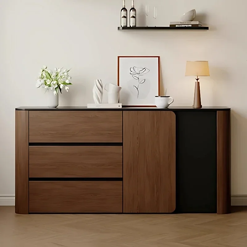 

drawers Modern Deluxe Cream Style Side Cabinet Storage Locker Dresser living room cabinets drawer type storage home furniture