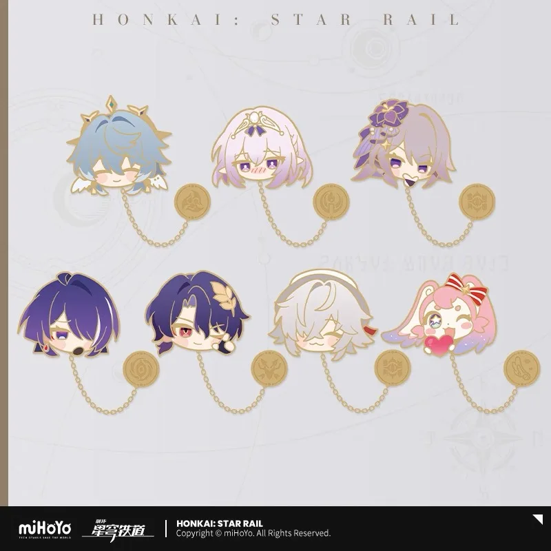 

Pre Sale miHoYo Official Genuine Honkai Star Rail POM Exhibition Hall Series Metal Badge SUNDAY March 7th Cosplay Anime Game