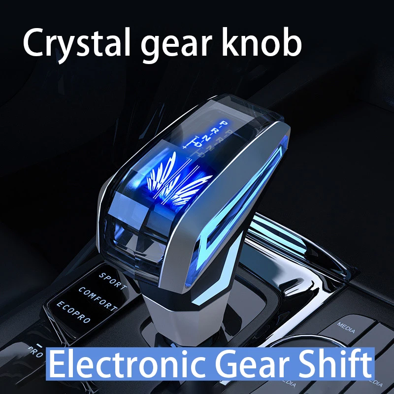 Car Universal Crystal Gear Shift Knob Stick Lever Head for Toyota Rav4 Verso Auris Hilux Yaris Priu Camry Corolla Crown Harrier