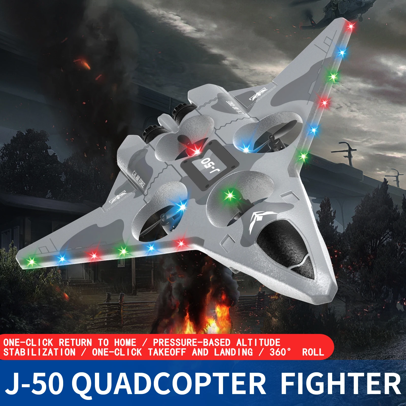 RC الطائرات EPP رغوة حيلة طائرة شراعية مقاتلة كهربائية التحكم عن بعد طائرة سقوط مقاومة ألعاب الطائرة للبنين أطفال #5