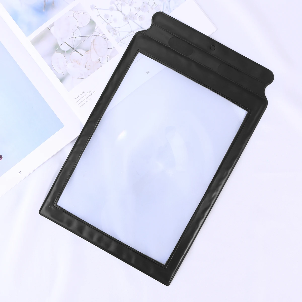

Handheld Magnifying Glass Book Magnifier A4 Ultra Thin Lens Handled Long-lasting