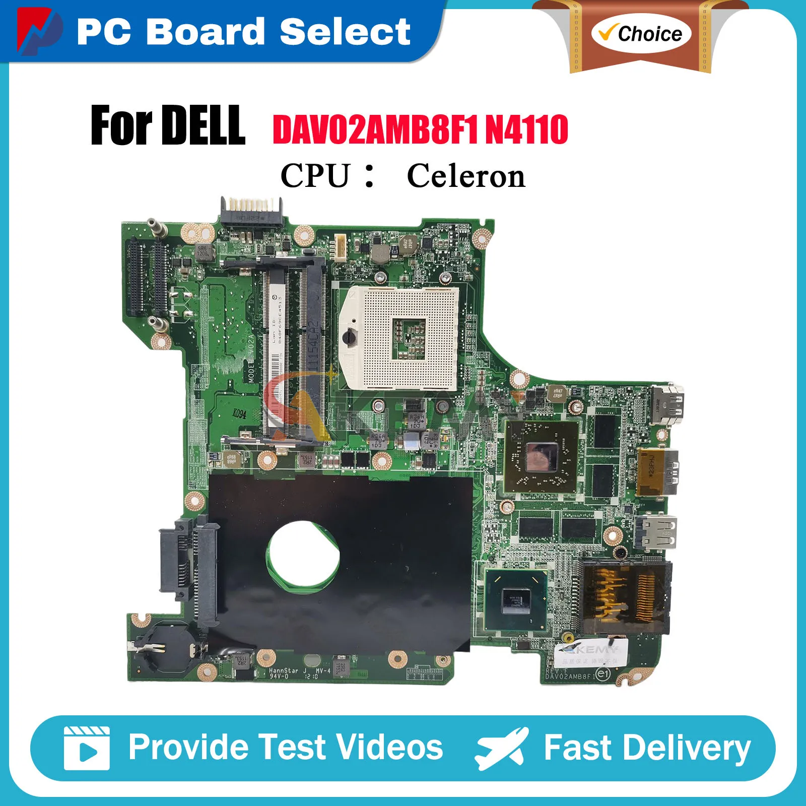 

Материнская плата для ноутбука Dell Inspiron N4110 Vostro 3450 V3450 с графическим процессором 1G DAV02AMB8F1 CN-0GG0VM 0GG0VM GG0VM протестирована нормально