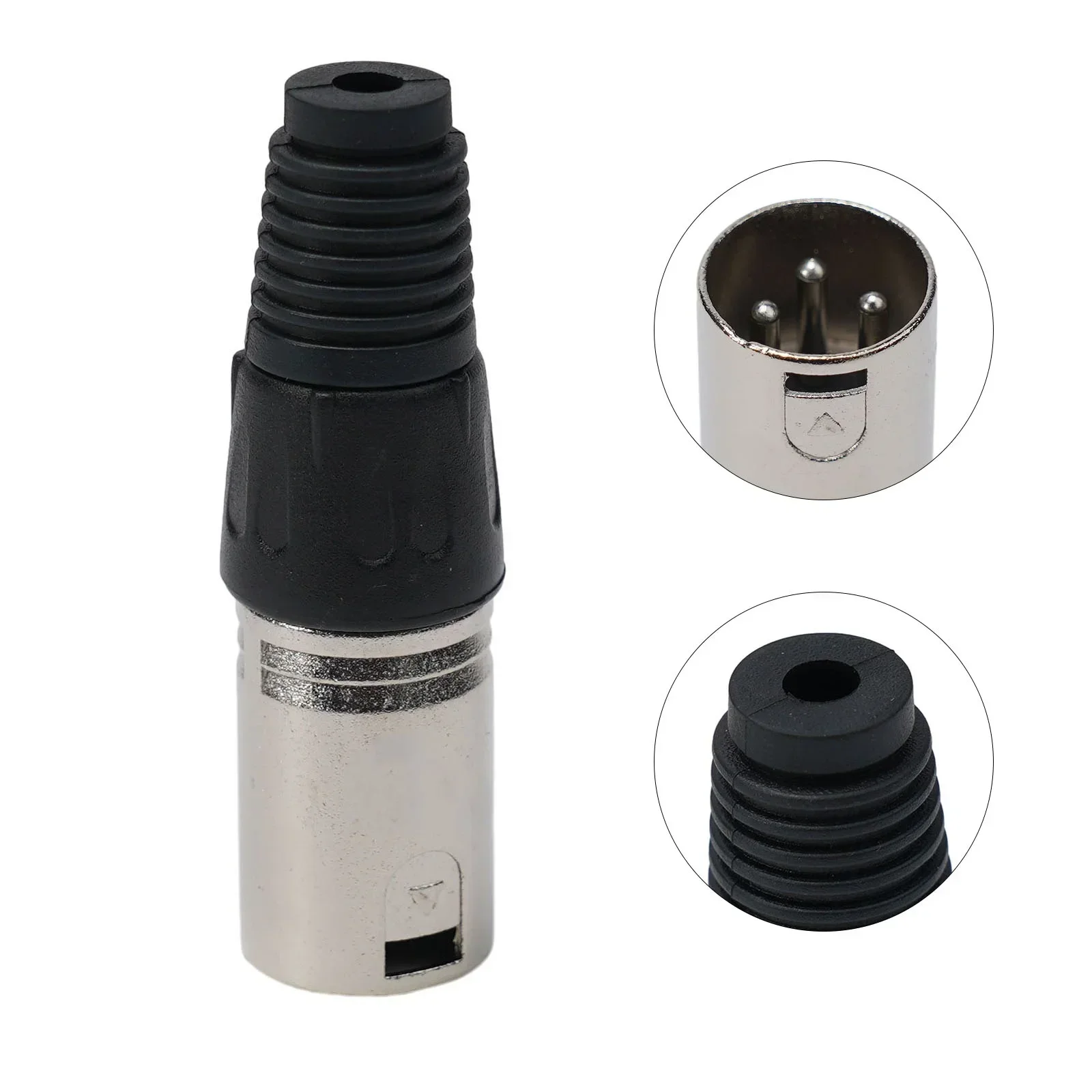 Connector Battery Charger Port Plastic + Metal 3 Pin 3Prong Plug Adapter Port Charging Cable Electric Scooter Universal