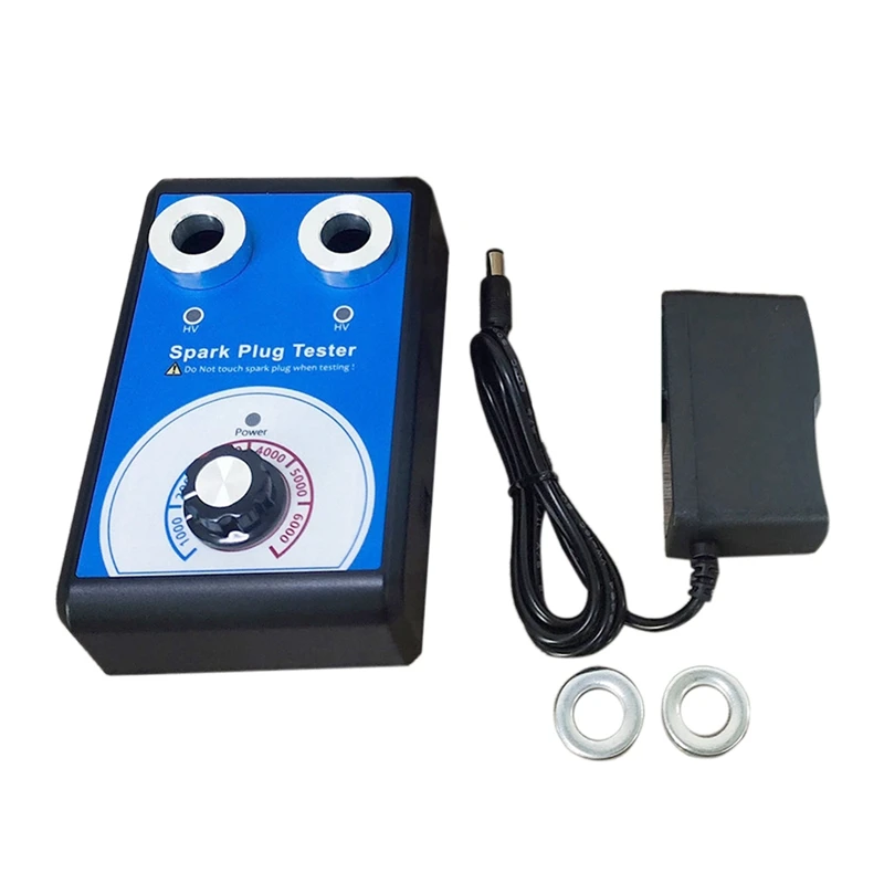 

Spark Plug Tester Double Hole Diagnostic Tool Car 12V Spark Testerauto Engine Ignition Detector Tools US Plug-N29R