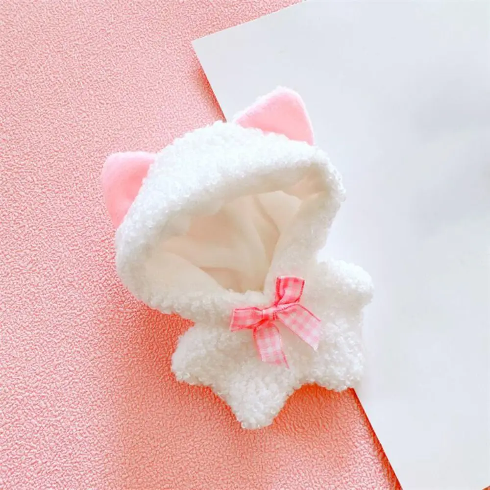 High Quality 10Styles Clothes Dress Cute with Bow Headwear Mini Clothes Overall Suit 10cm Cotton