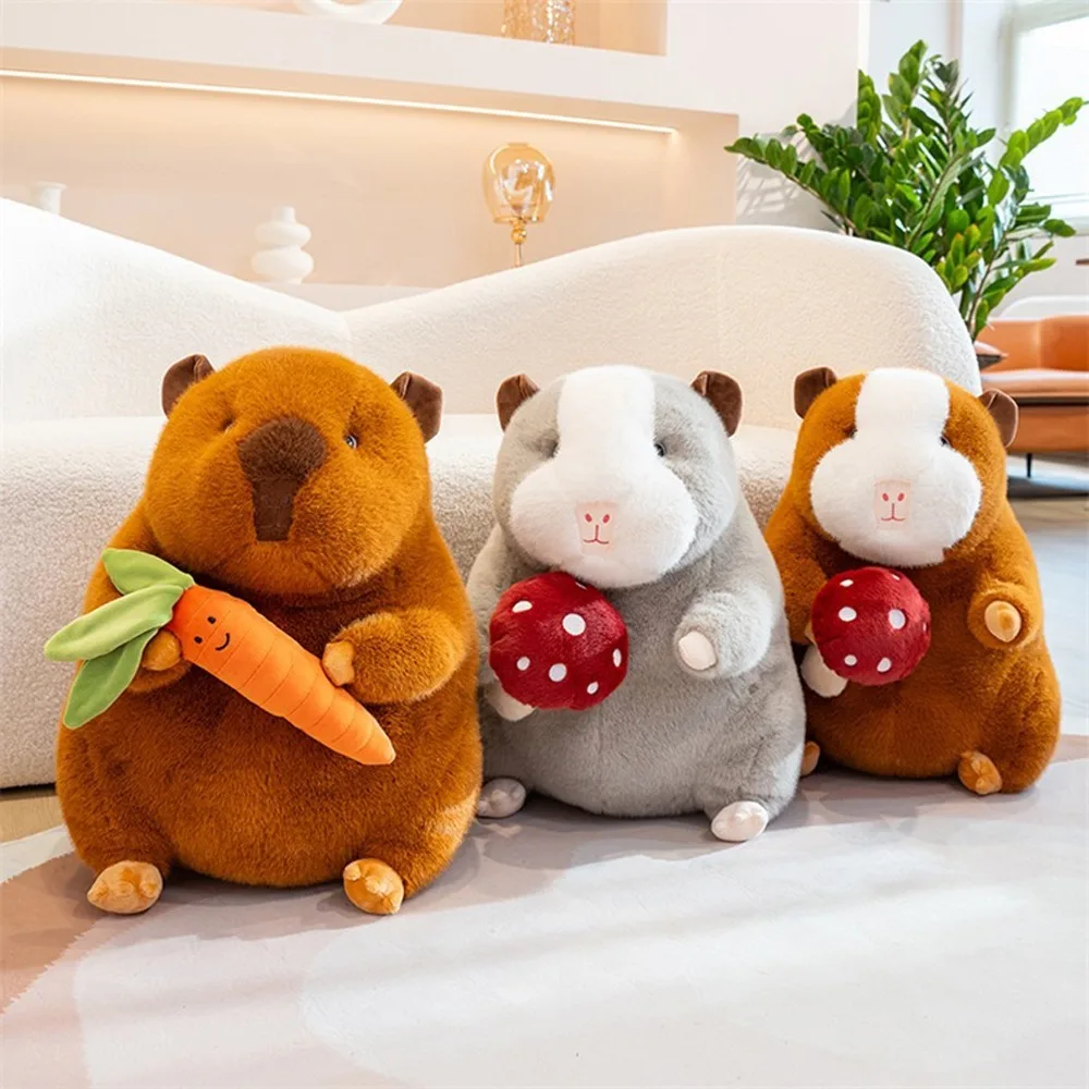 

Cute Vegetable Dutch Pig Plush Doll Simulation Cartoon Cavy Plush Toy 25/30cm Soft Guinea Pig Fluffty Doll Christmas Toy