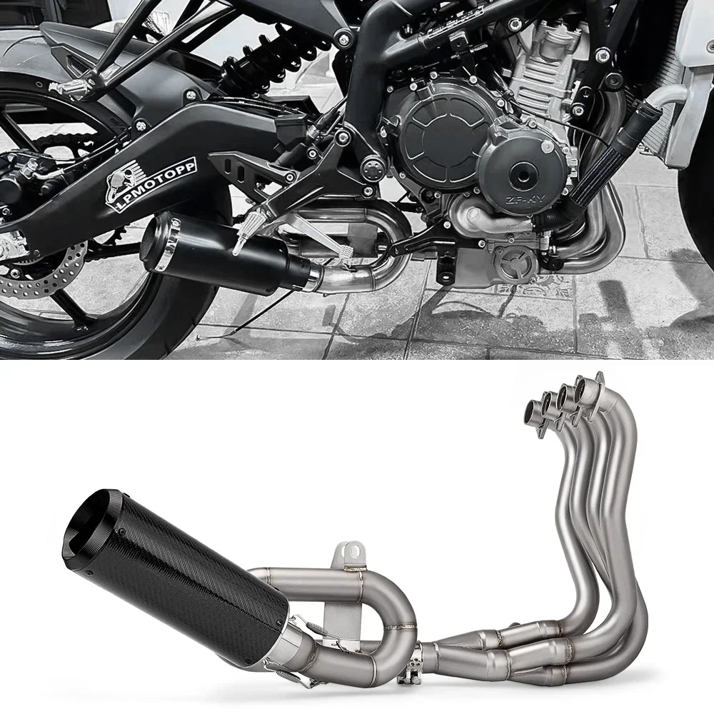 

For kove 450rr Motorcycle Exhaust muffler Full System Jiu