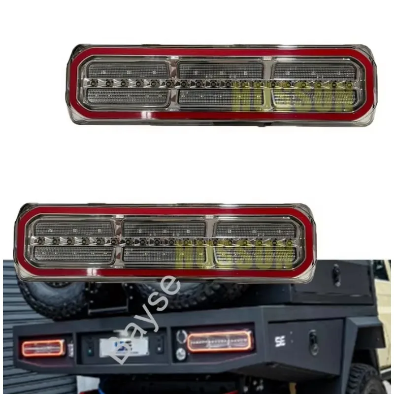 3854 Series Led Taillight  Rear Led Car Truck Rear Trailer Tail Lights Strobe Amber Light Amber Truck  Stop Reverse Pickup