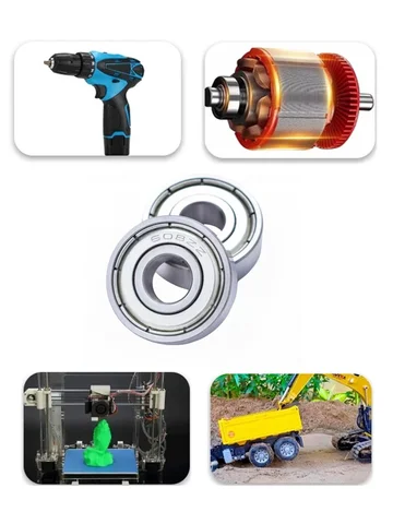 10Pcs 608 ZZ 608RS Ball Bearings 608ZZ Metal Double Shielded Miniature Deep Groove Skateboard Ball Bearings 8mm X 22mm X 7mm