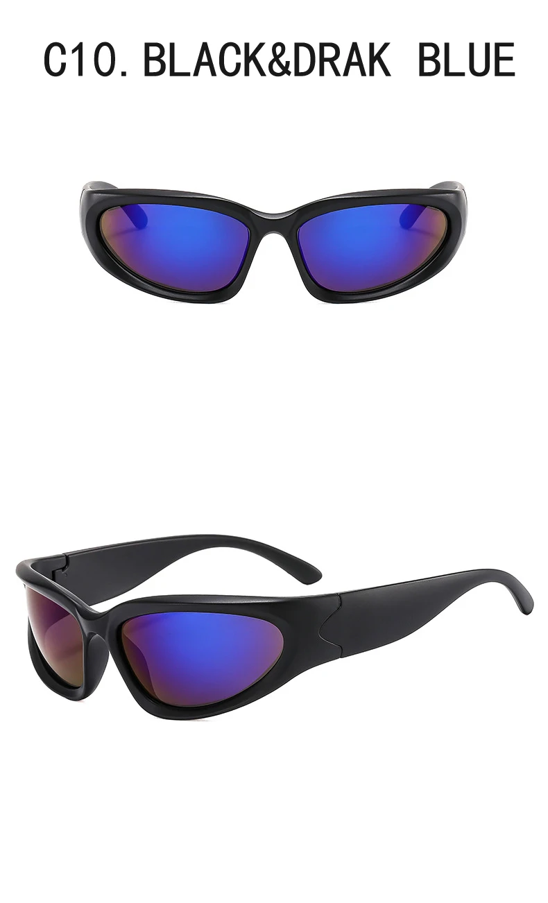 Steampunk Mode Goggle Frauen Sonnenbrille Weibliche Männer Punk Sonnenbrille Vintage Shades Brillen Dame Reiten Brillen UV400 – Detail 20