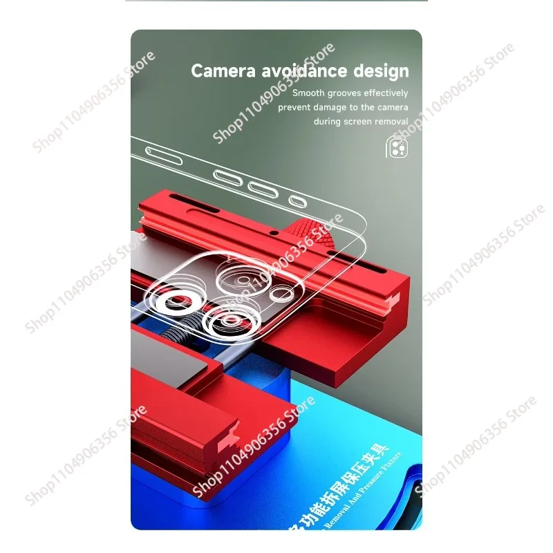 for X4 four-in-one multi-function LCD screen pressure holder OEM custom universal DIY mobile phone side hanging remover