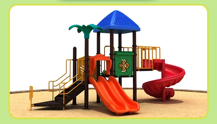

Custom Multifunctional Small Children Amusement Park Slide Outdoor Playground for Sale