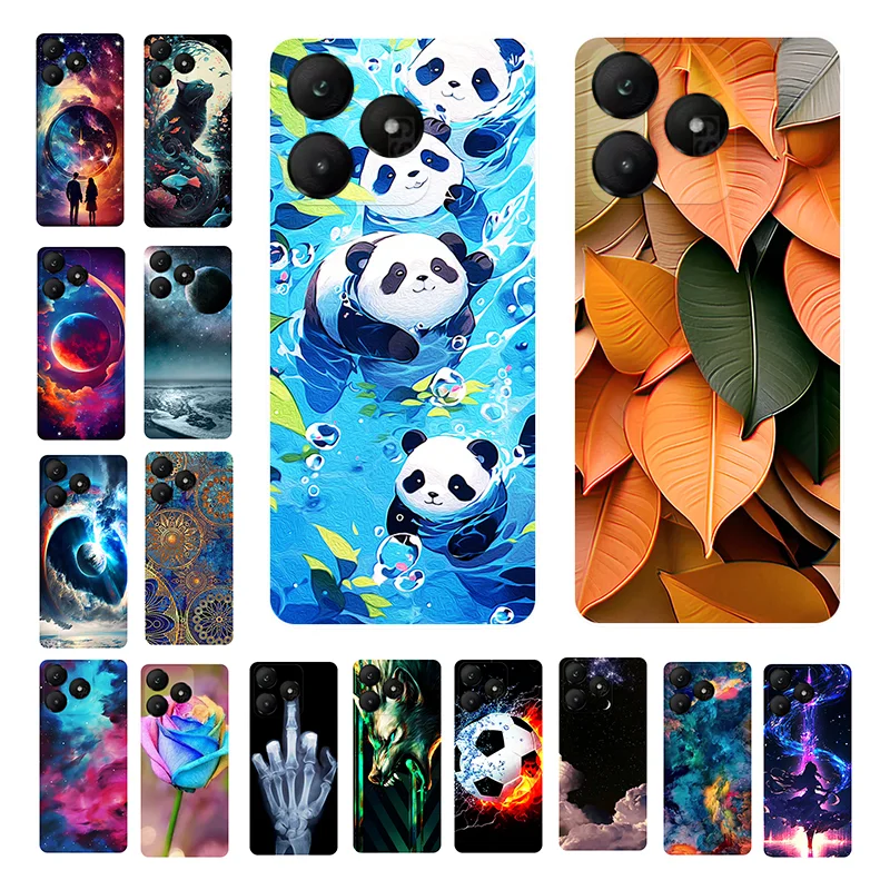 Silicone Case For Wiko T20 Case Printed Panda Fashion Soft Back Cover for Wiko T20 T 20 Funda WikoT20 Protective Shells