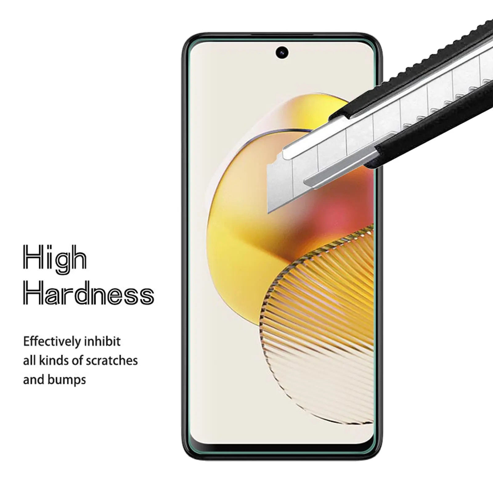 For Motorola Moto G14 Tempered Glass Screen Protector Crystal HD Clear Anti Spy Peep Privacy 9H Protective Scratch High Aluminum