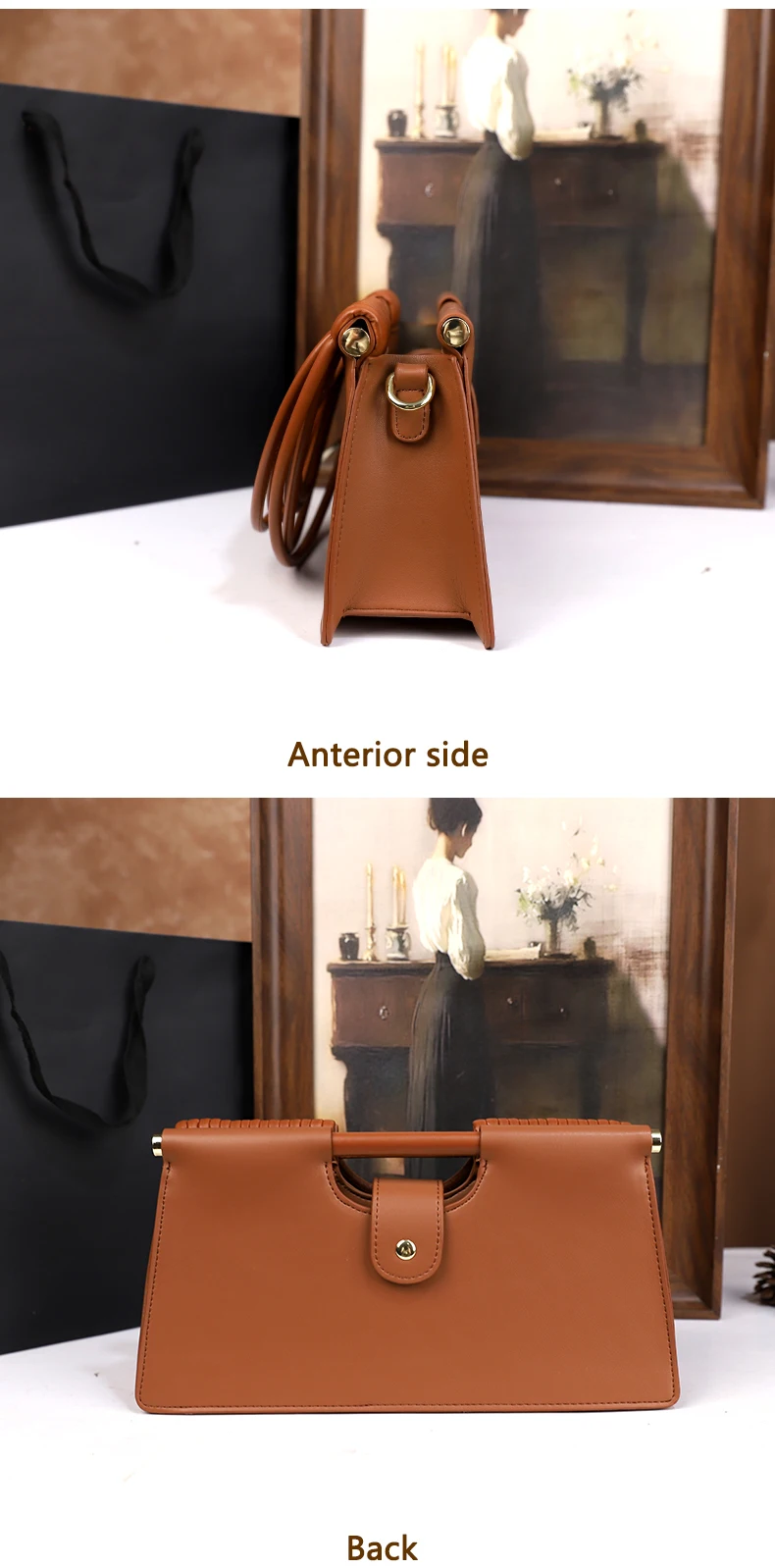 Die neue handgewebte Tasche mit Linienmuster von 2025 ist eine einzigartige, hochwertige, individuelle und modische Handtasche für Frauen. – Detail 13