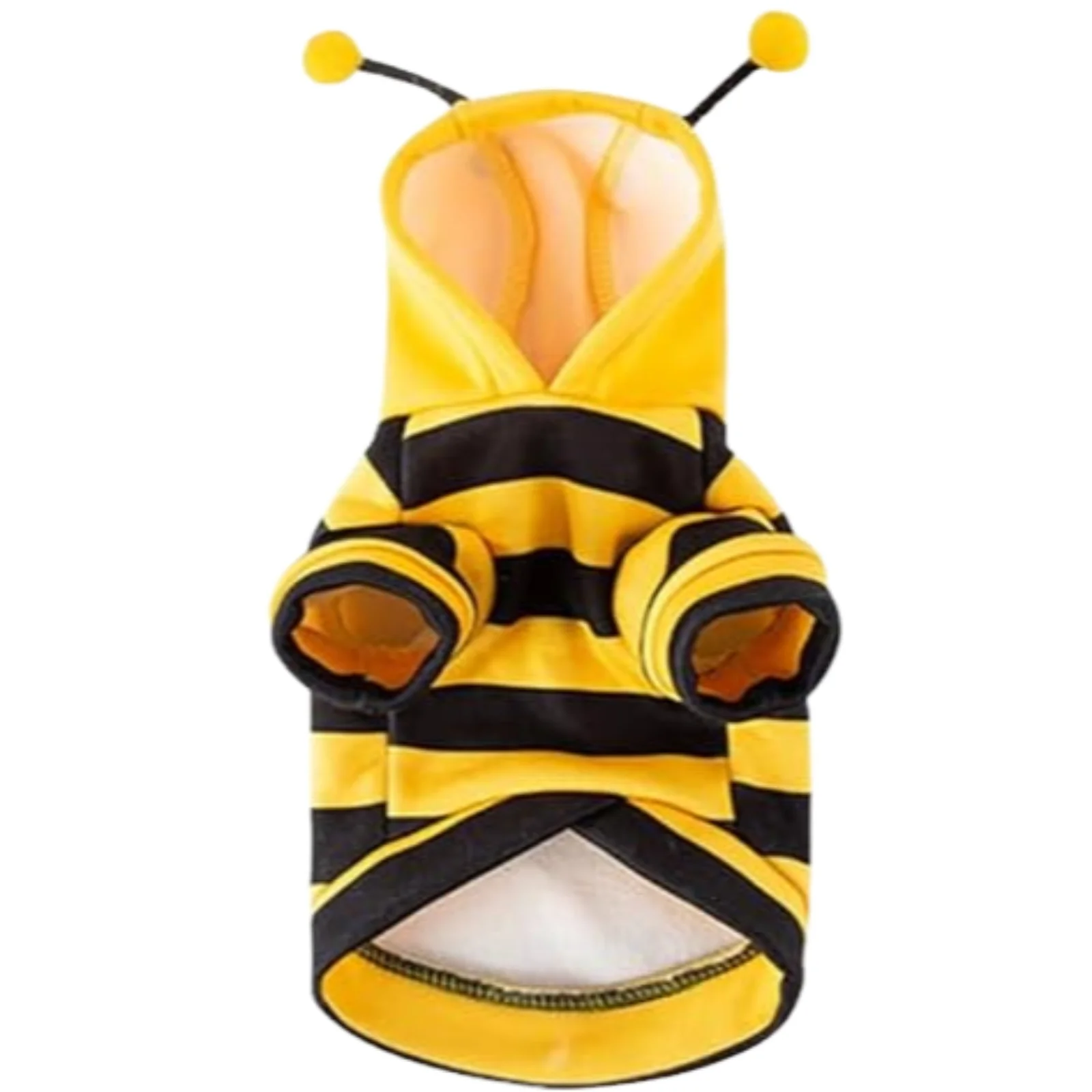 

Disfraz de Perros Abejas, Sudadera con Capucha para Mascotas, Tallas S M L XL, Pequeños Perros, Incluye 1 Sudadera, Chest