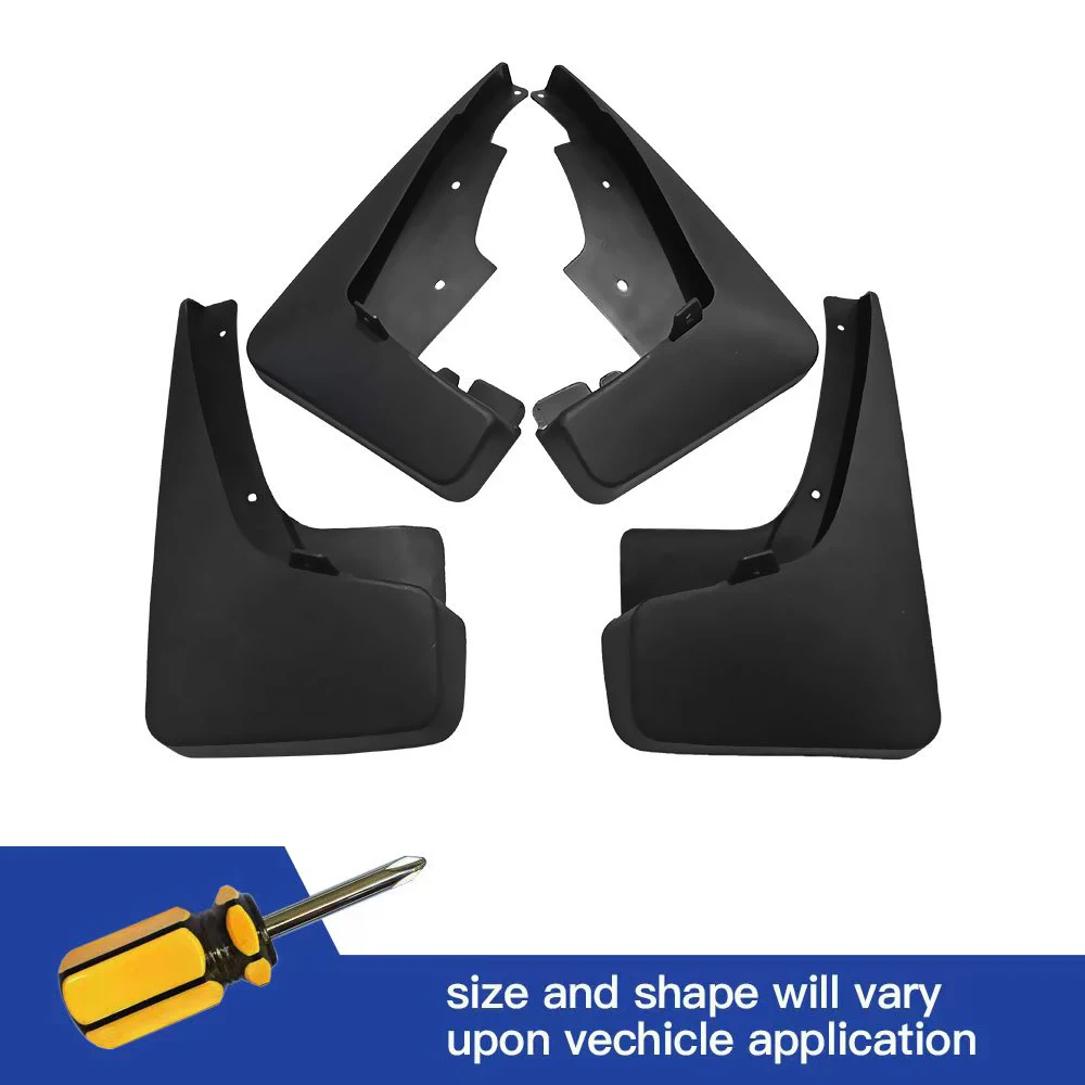 

4Pcs Front & Rear Mudflaps Splash Guards Mudguards Black For Jeep Patriot 2011 2012 2013 2014 2015 2016 2017 2018 2019 2020 2021