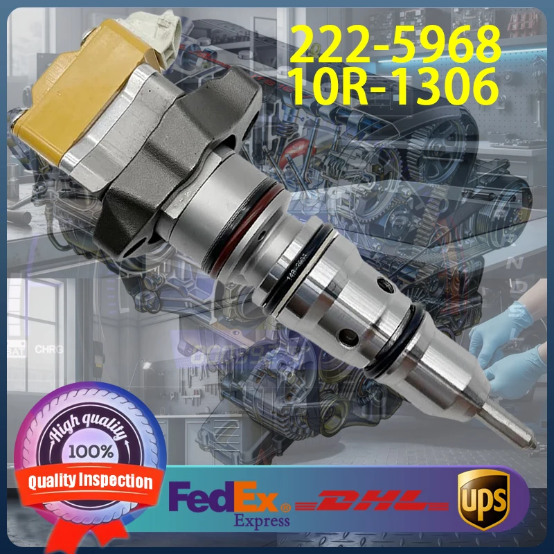 

222-5968 10R-1306 High Quality Diesel Fuel Injector 2225968 10R1306 for Caterpillar CAT 3126B Engine
