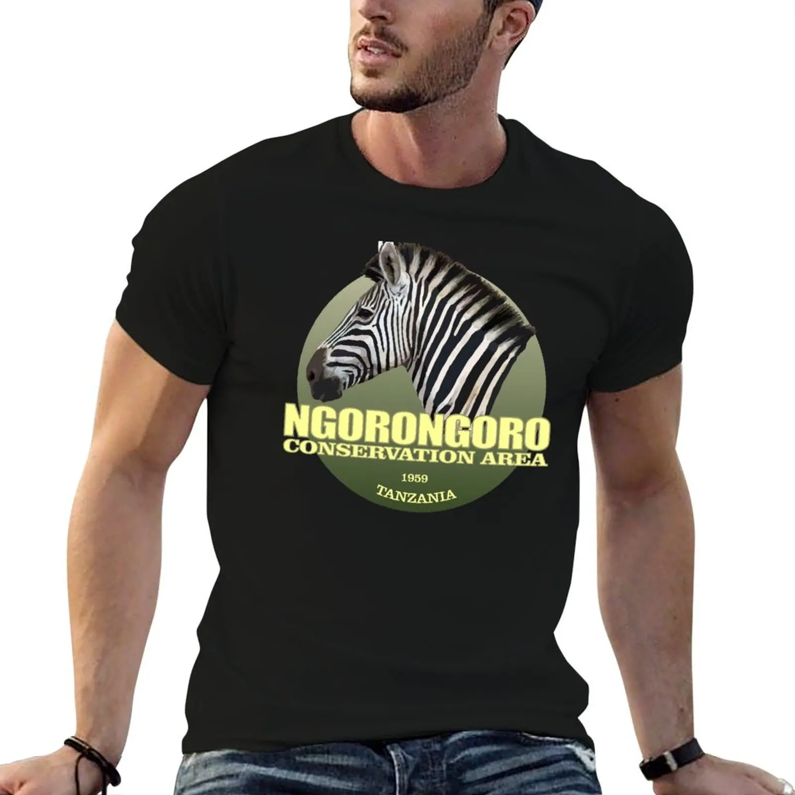 Ngorongoro Conservation Area (Zebra)(WT2) T-Shirt Sporty Casual Quick Dry T-Shirt