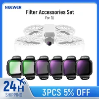 NEEWER-Juego de accesorios de filtro ND/PL para Dron DJI Flip, Kit de filtro de lente ND polarizada de densidad neutra de vidrio óptico HD a presión