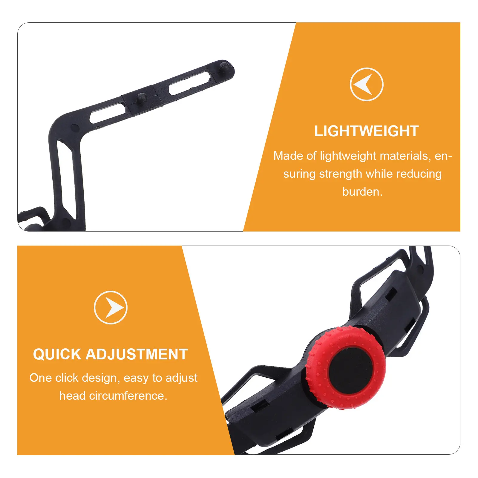 2Pcs Adjustable Head Size Reducer Chin Strap Hard Hat Replacement Supplies Sports Safety Accessory