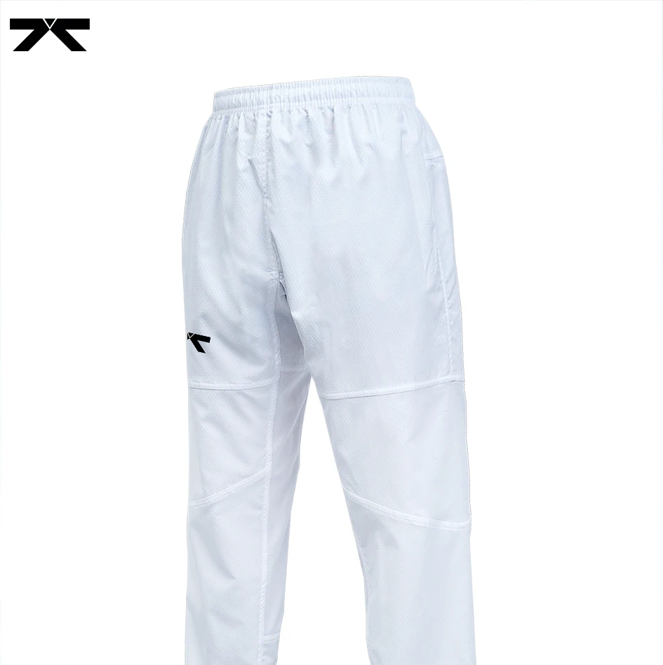 2023 New Children\'s Taekwondo Pants Adult Sportswear White Men\'s and Women\'s Judo Martial Arts Training Pants