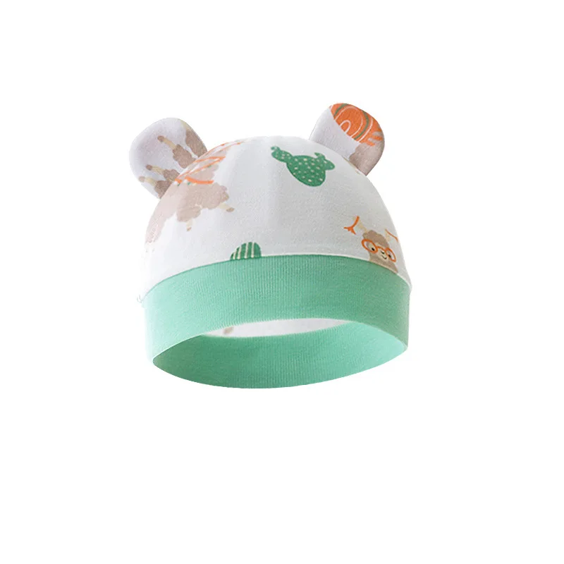 2024 New Candy Color Baby Hat Soft & Breathable Newborns Fetal Caps Fashionable Bonnet Comfortable Headwear for 0-3 Months