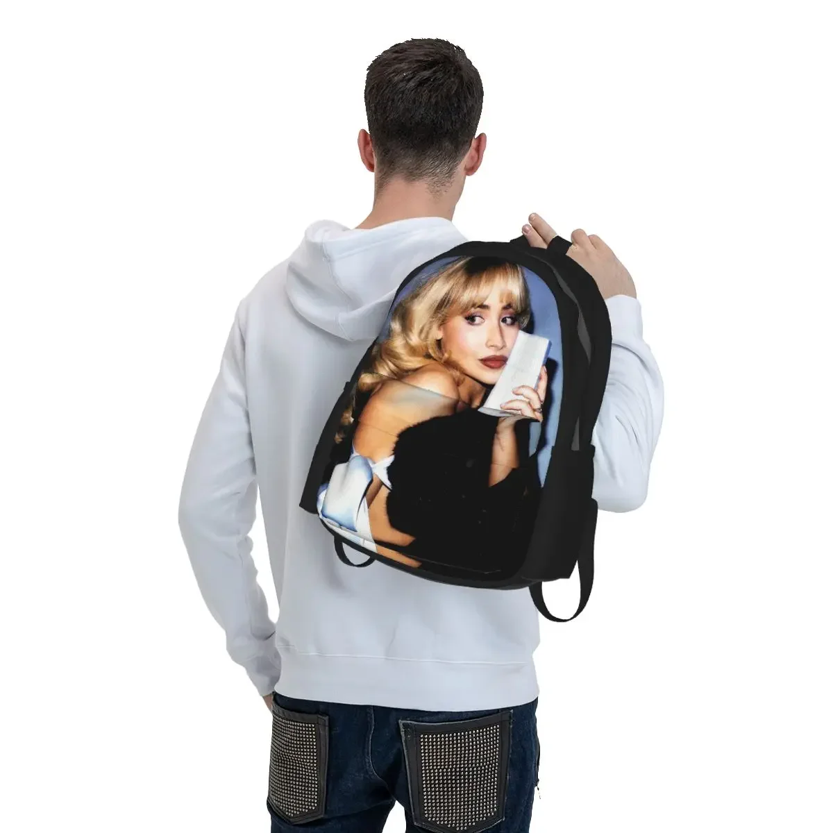 Sabrina Carpenter Eras Tour Student Backpack School Bag Hiking Travel Daypack for Men Women Bookbag Shoulder Bags