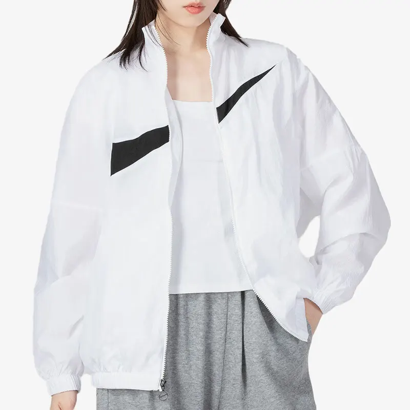 Nike genuine 2023 New Women's Loose Casual Stand Collar Jacket DX5865-100