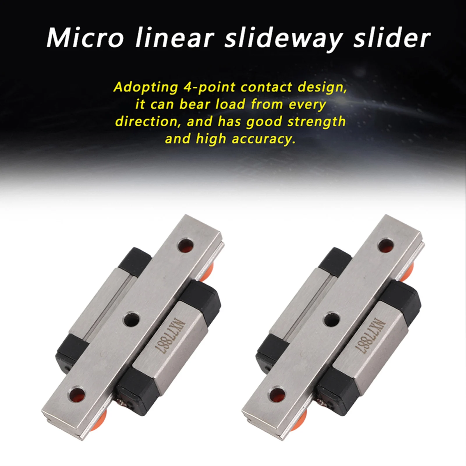 LML7B Miniature Linear Rail  7mm Width Slide Block Linear Motion Rail Linear Slide Rail Linear Rail Carriage