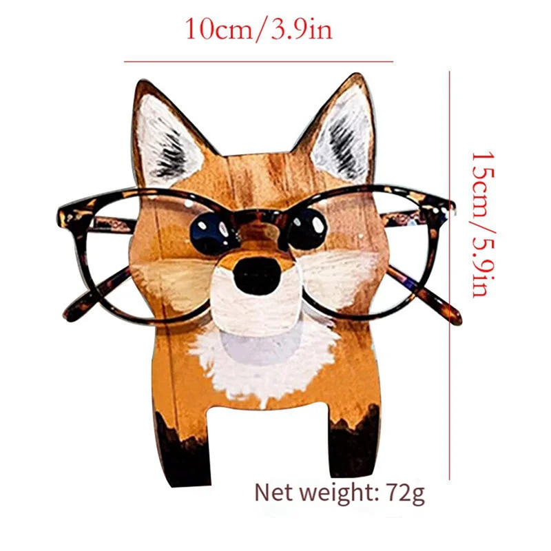 HHTL Wooden Eyeglass Holder Spectacle Display Rack Sunglasses Display Rack For Home Office Desk Decor