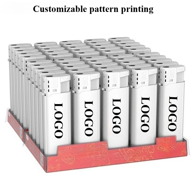 New Disposable Open Flame Lighter Thick Double Layer Wholesale Custom Printing Wedding Supplies Direct Sales