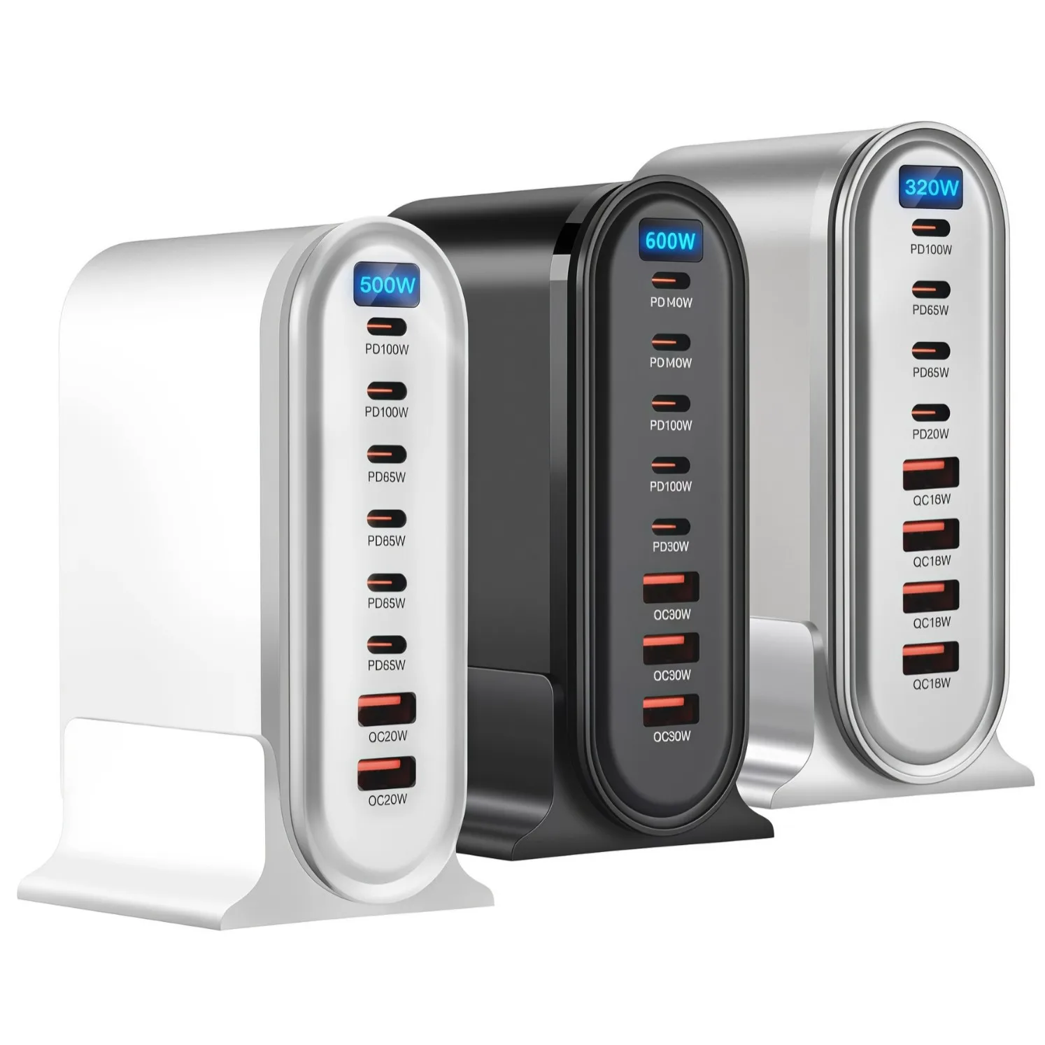 station-de-charge-pour-telephone-de-bureau-500w-gan-8-ports-6c2a-chargeur-rapide-pd-chargeur-multiport-usb-c-pour-ordinateur-portable-telephone-tablette