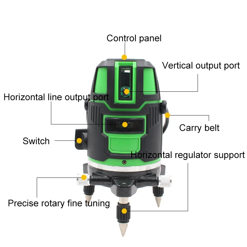 ATVManufactured Automatic Self Leveling Green Beam 360 Degree 5 Lines Laser Level