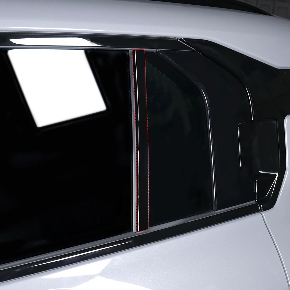 

Автомобильная дверь, окно, C-стойка, декоративная полосатая крышка для настройки Kia EV3 2024 2025 Piano Black, внешние аксессуары, украшение двери